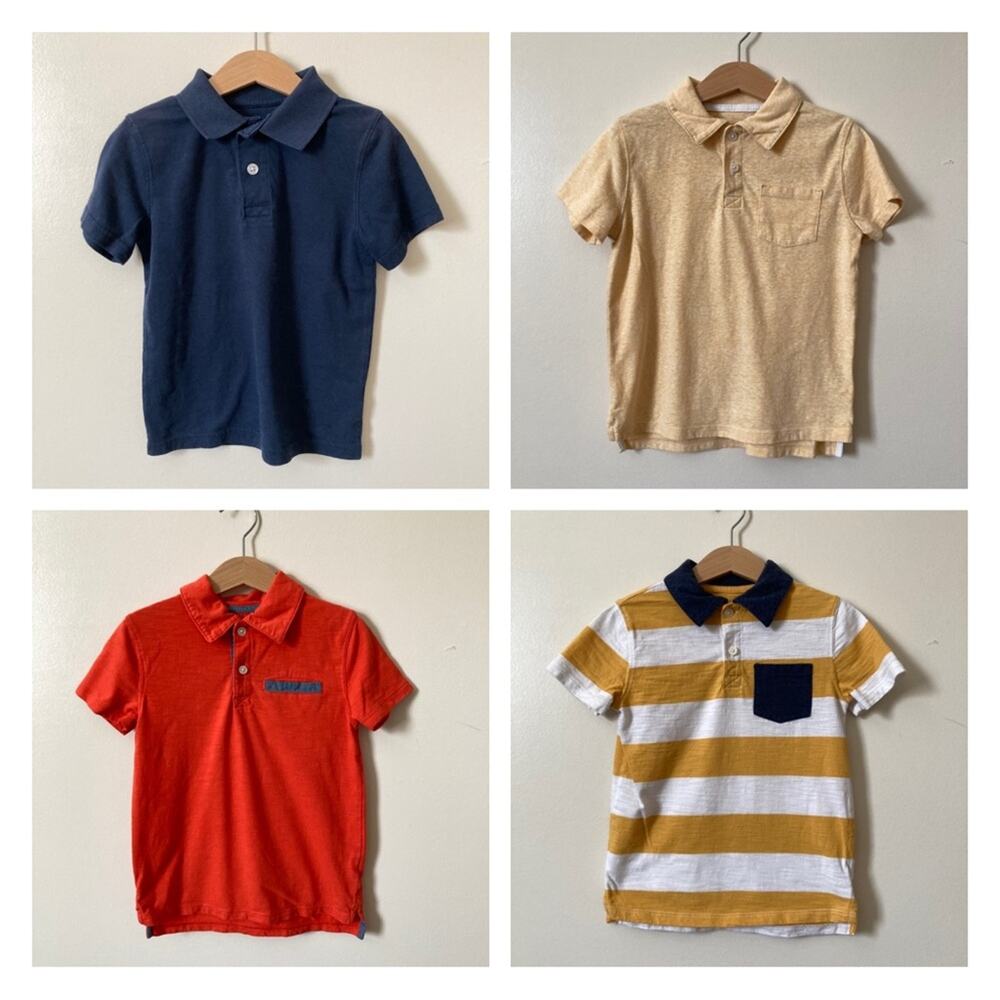 Cat & Jack Polo Shirt Bundle Boys Size XS